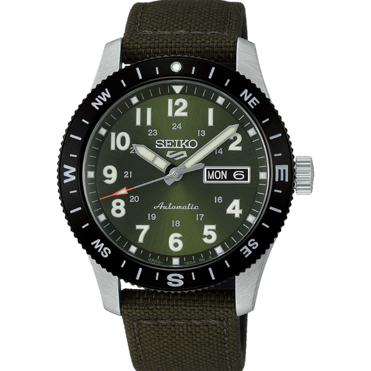 Seiko 5 Sports Green Nylon HDB008K1 Automatic Men's Watch