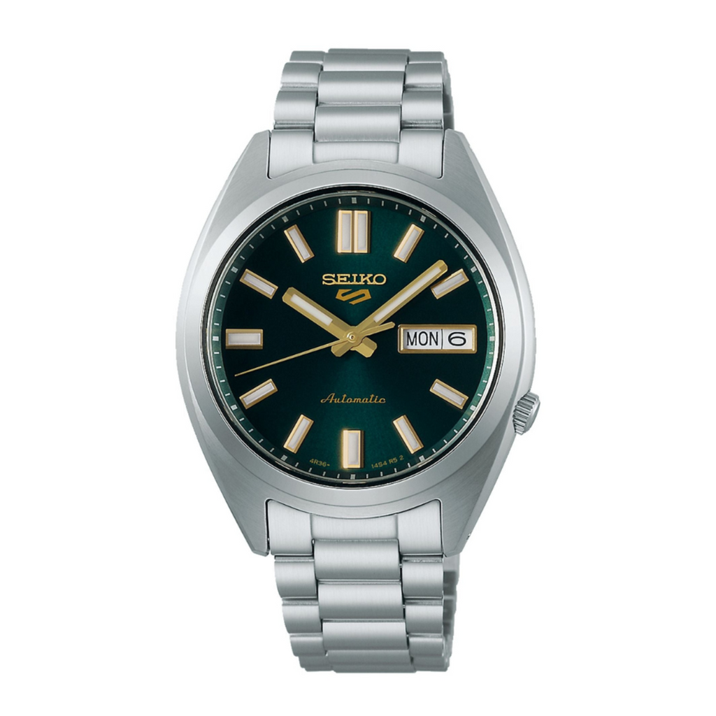 Seiko 5 Sports SNXS SRPL57K1 Green Dial Automatic Watch - StrapSeeker