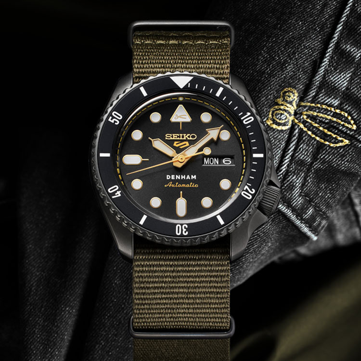 Seiko 5 Sports SRPL37K1 SRPL37 SRPL37K SKX Series Denham Limited Edition 2,000 pcs Watch