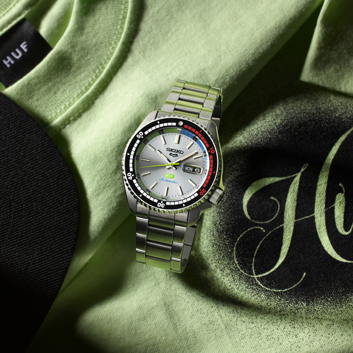 Seiko 5 Sports x HUF SRPL33K1 SRPL33 SRPL33K Limited Edition Automatic Men's Watch