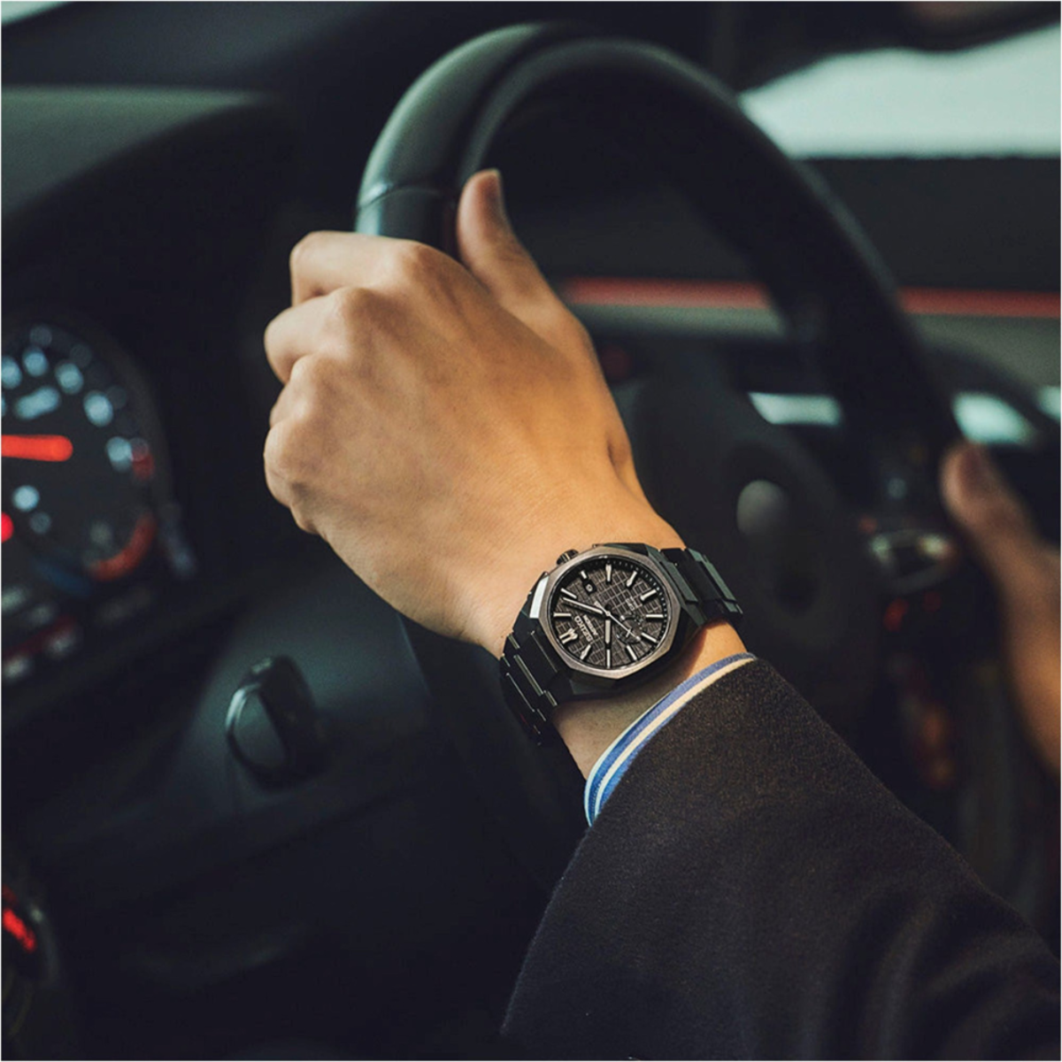 Seiko Astron | SSJ015J1 GPS Solar "New Future" Hexagon Stealth Edition