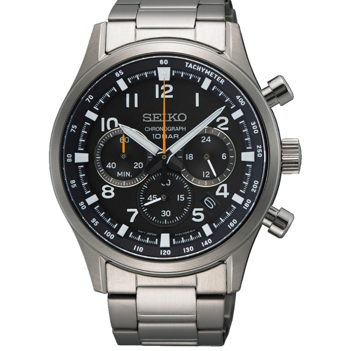 Seiko Chronograph Stainless Steel Men's Watch SSB447P1