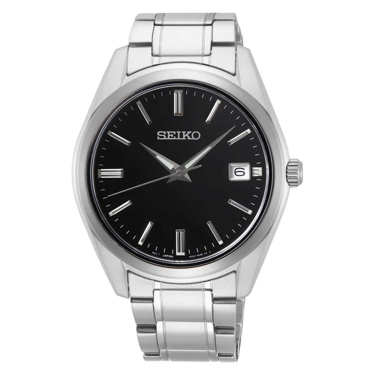Seiko SUR311P1 Classic Quartz: Timeless Black Dial Steel