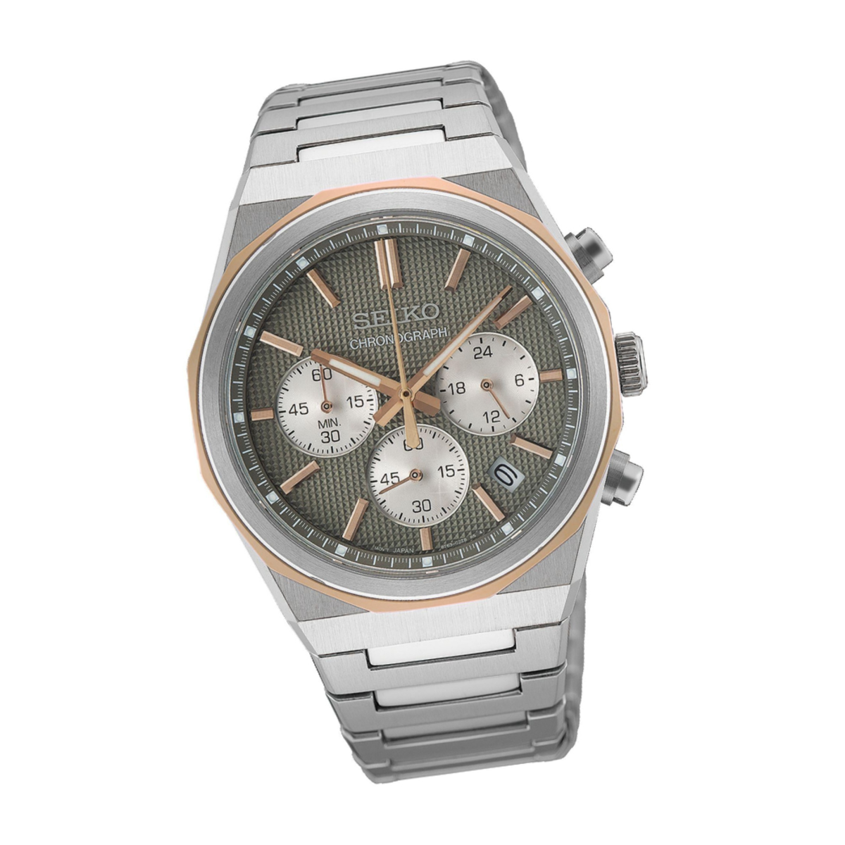 Seiko Men's Chronograph Stainless Steel Watch HGK002P1