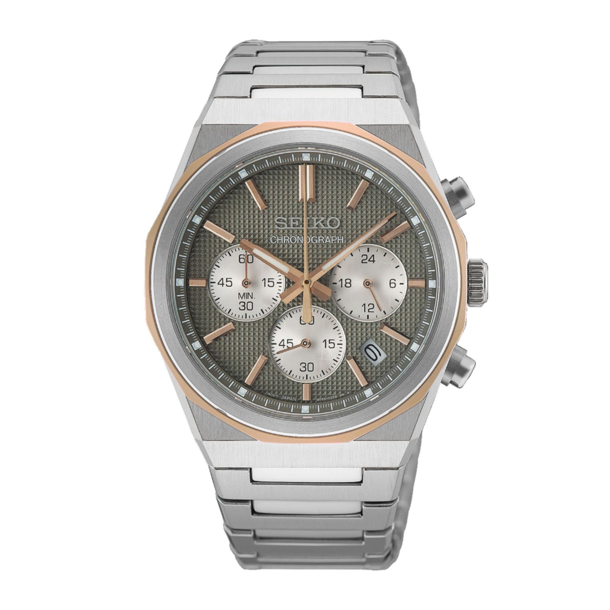 Seiko Men's Chronograph Stainless Steel Watch HGK002P1