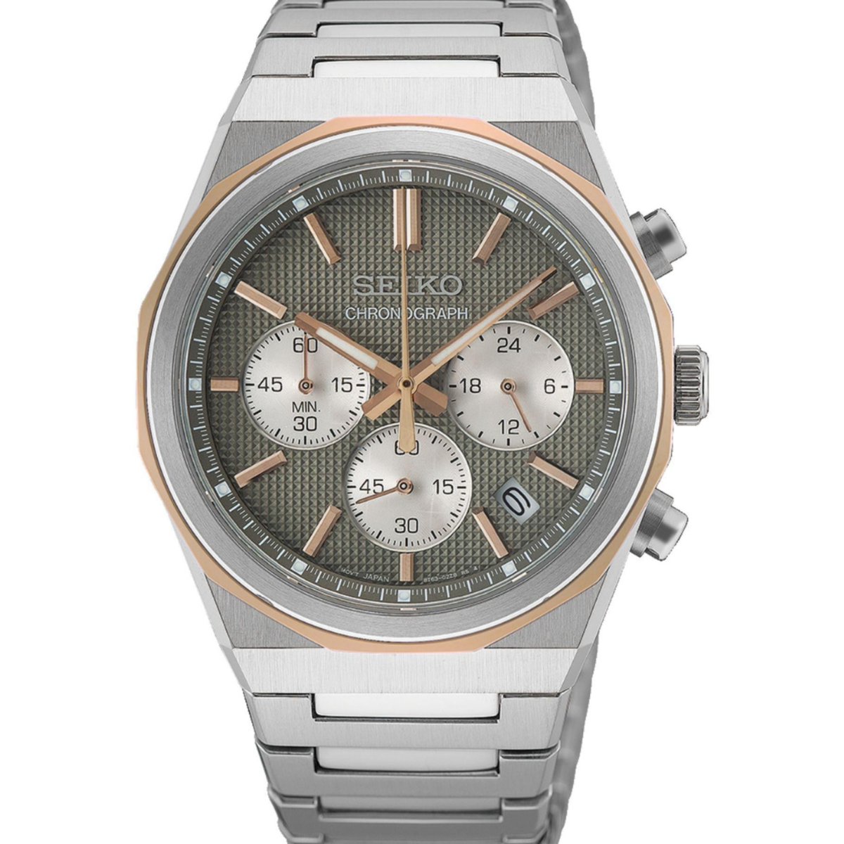 Seiko Men's Chronograph Stainless Steel Watch HGK002P1