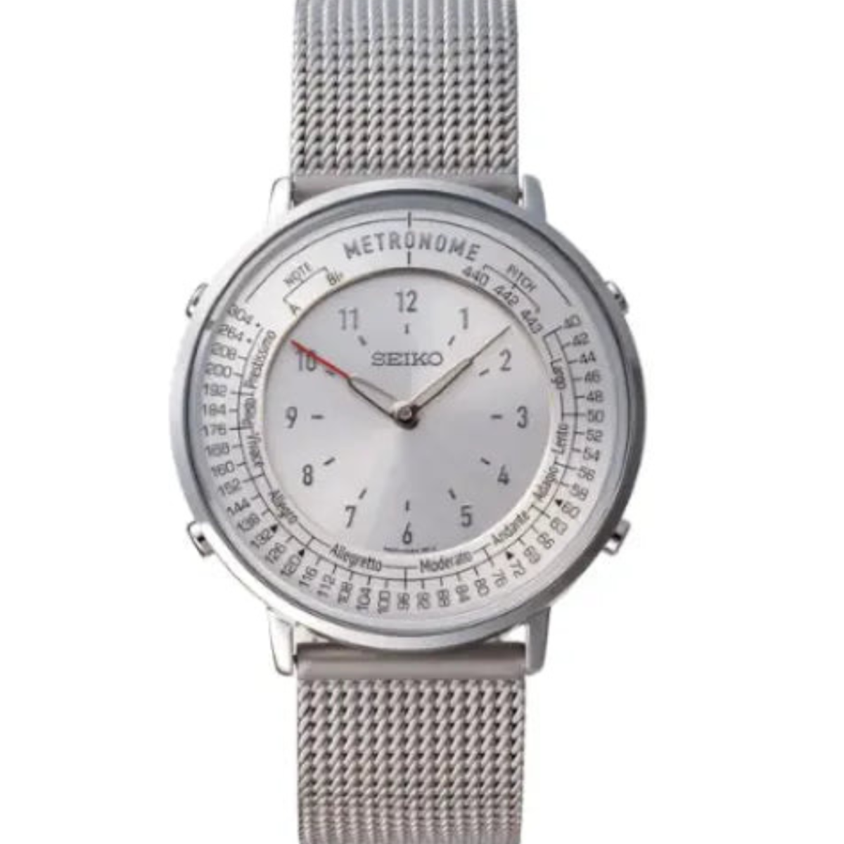 Seiko Metronome Standard Line | Silver Mesh SMW007A