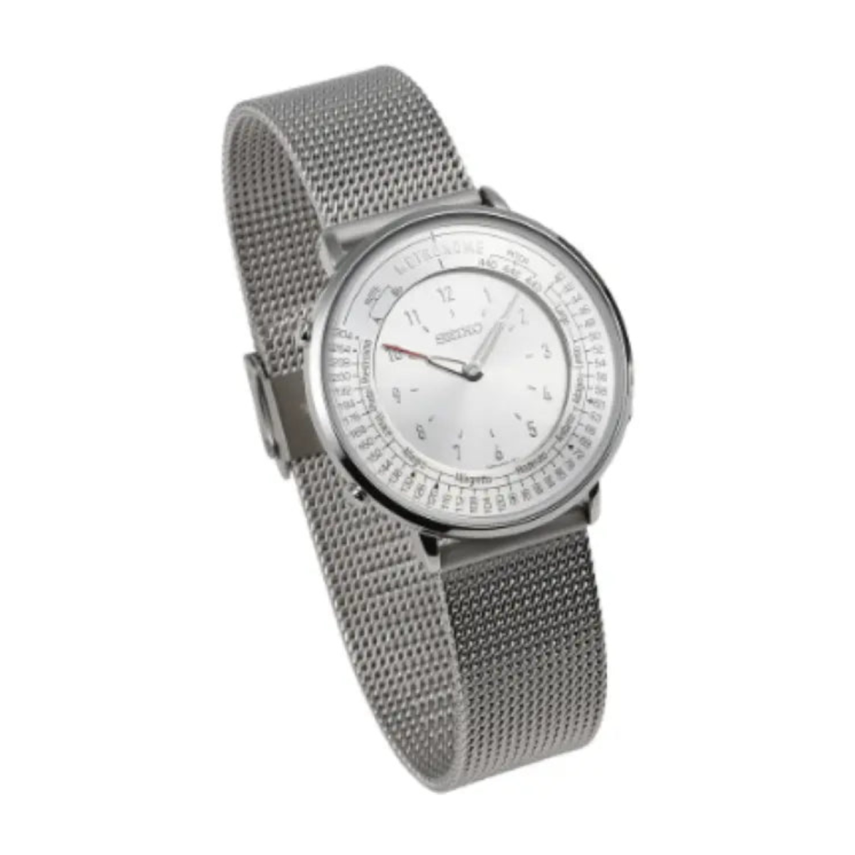 Seiko Metronome Standard Line | Silver Mesh SMW007A