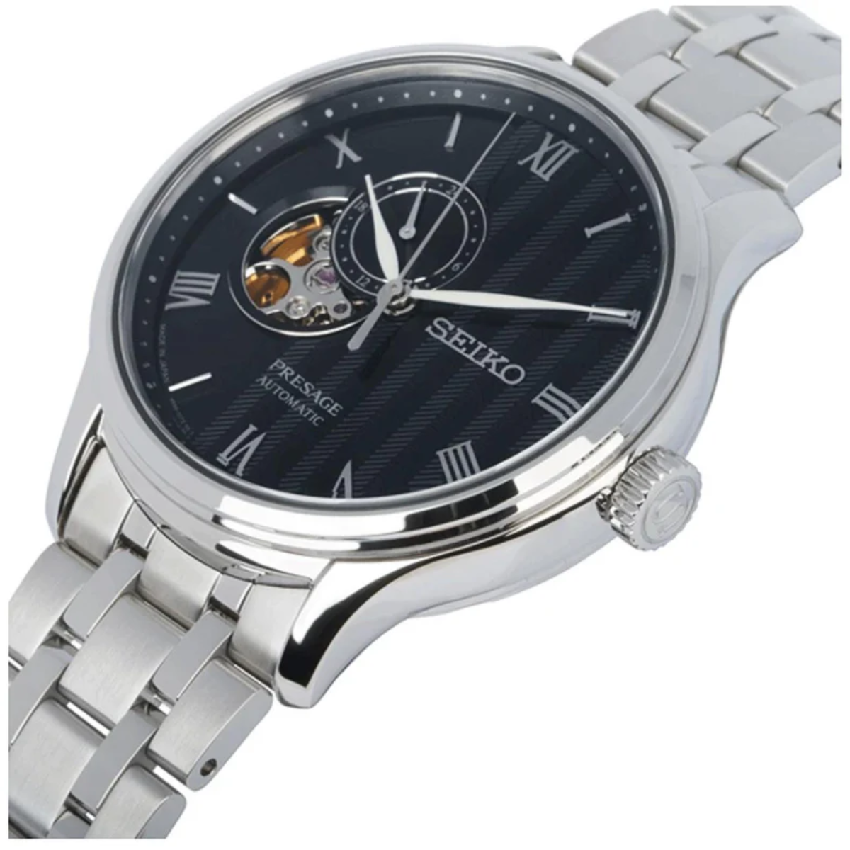 Seiko SSA377J1 Presage Japanese Garden: Elegant Automatic Black