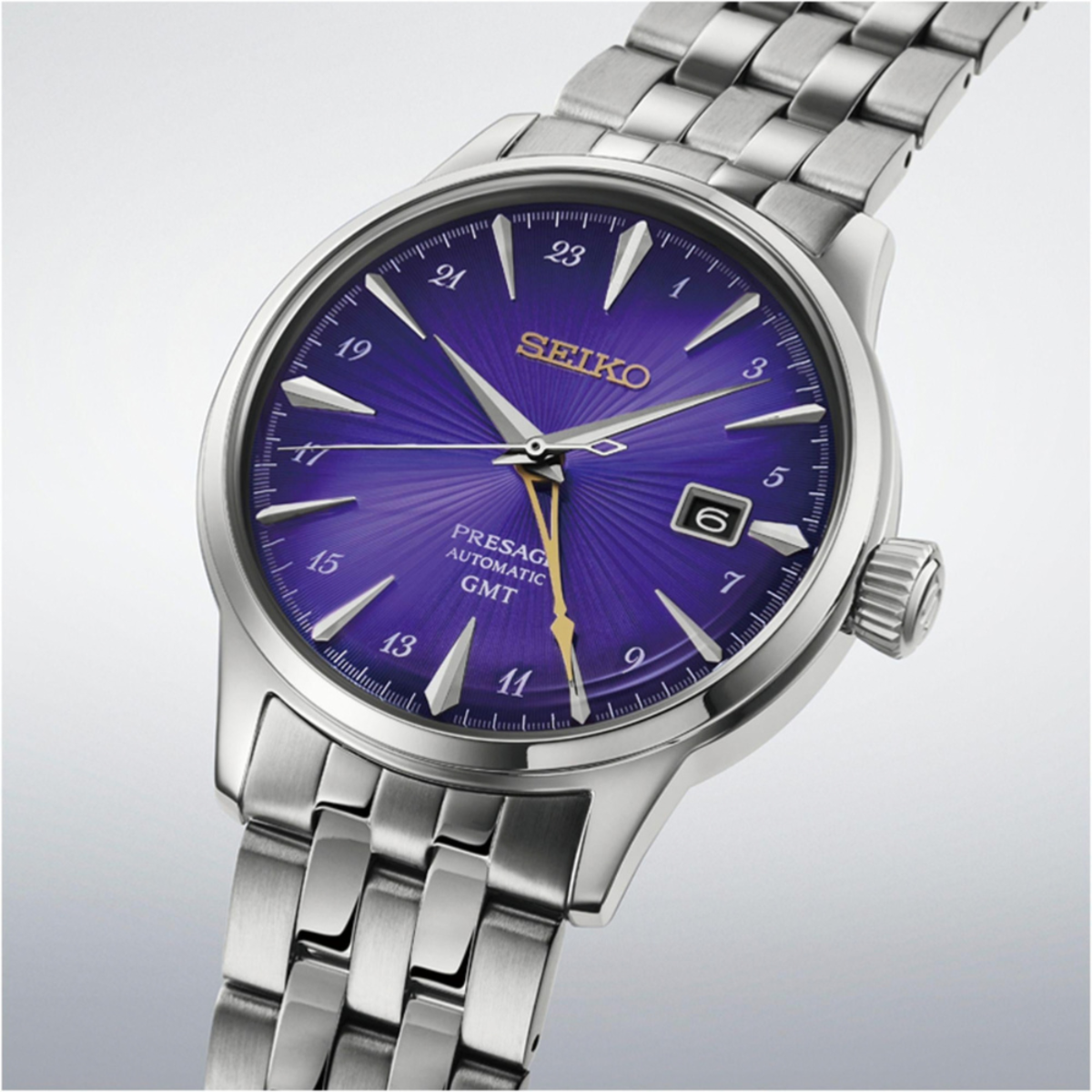 Seiko Presage GMT Cocktail Time 145th Anniversary Watch HCB006J1
