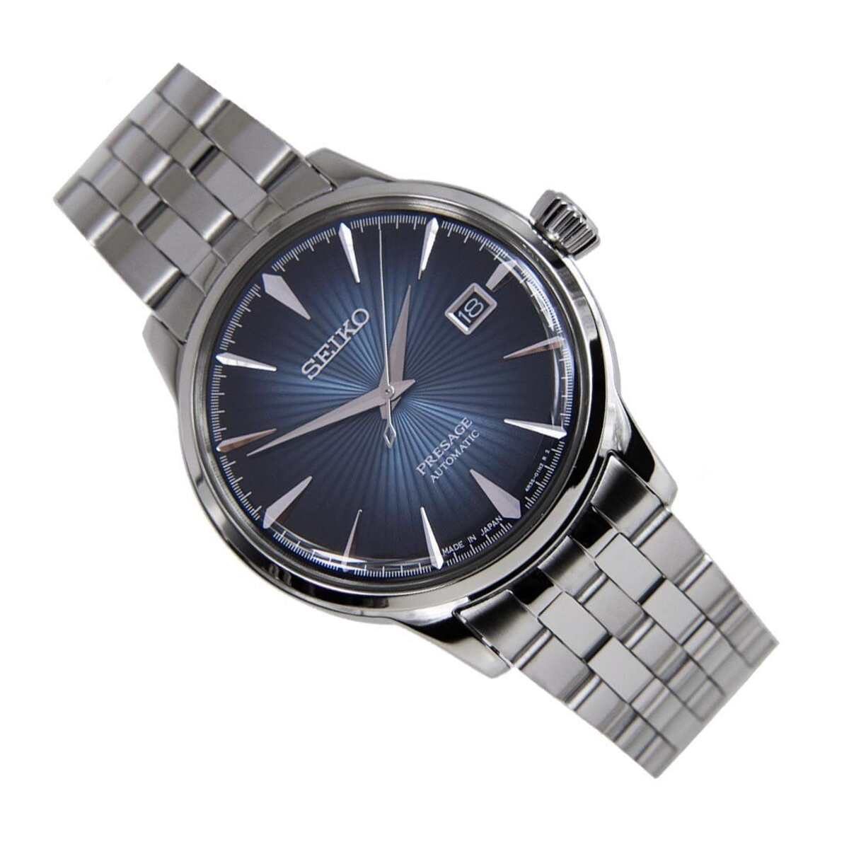 Seiko Presage SRPB41: "Blue Moon" Cocktail Time Automatic Dress Watch