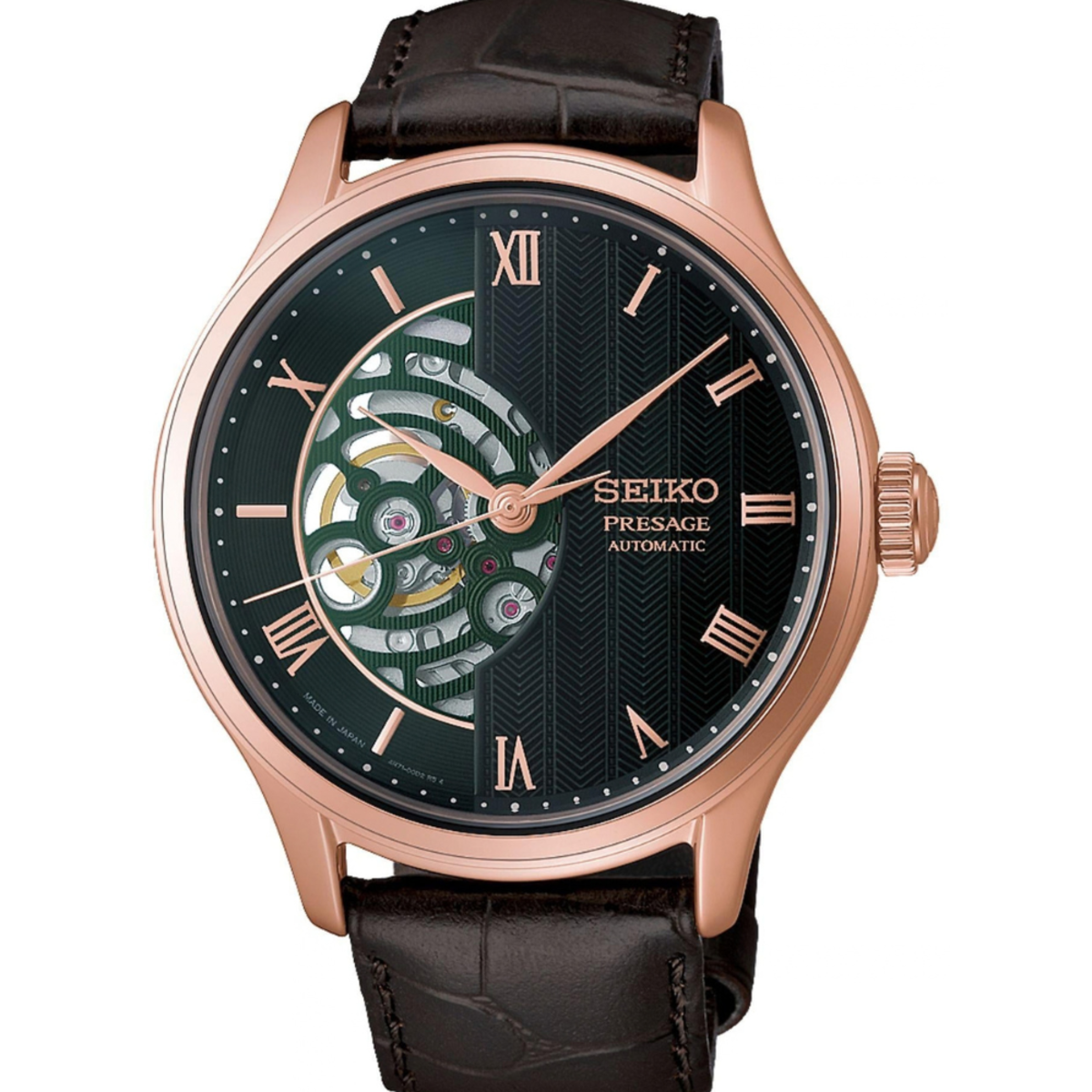 Seiko Presage Japanese Garden Semi-Skeleton Watch HCB007J1