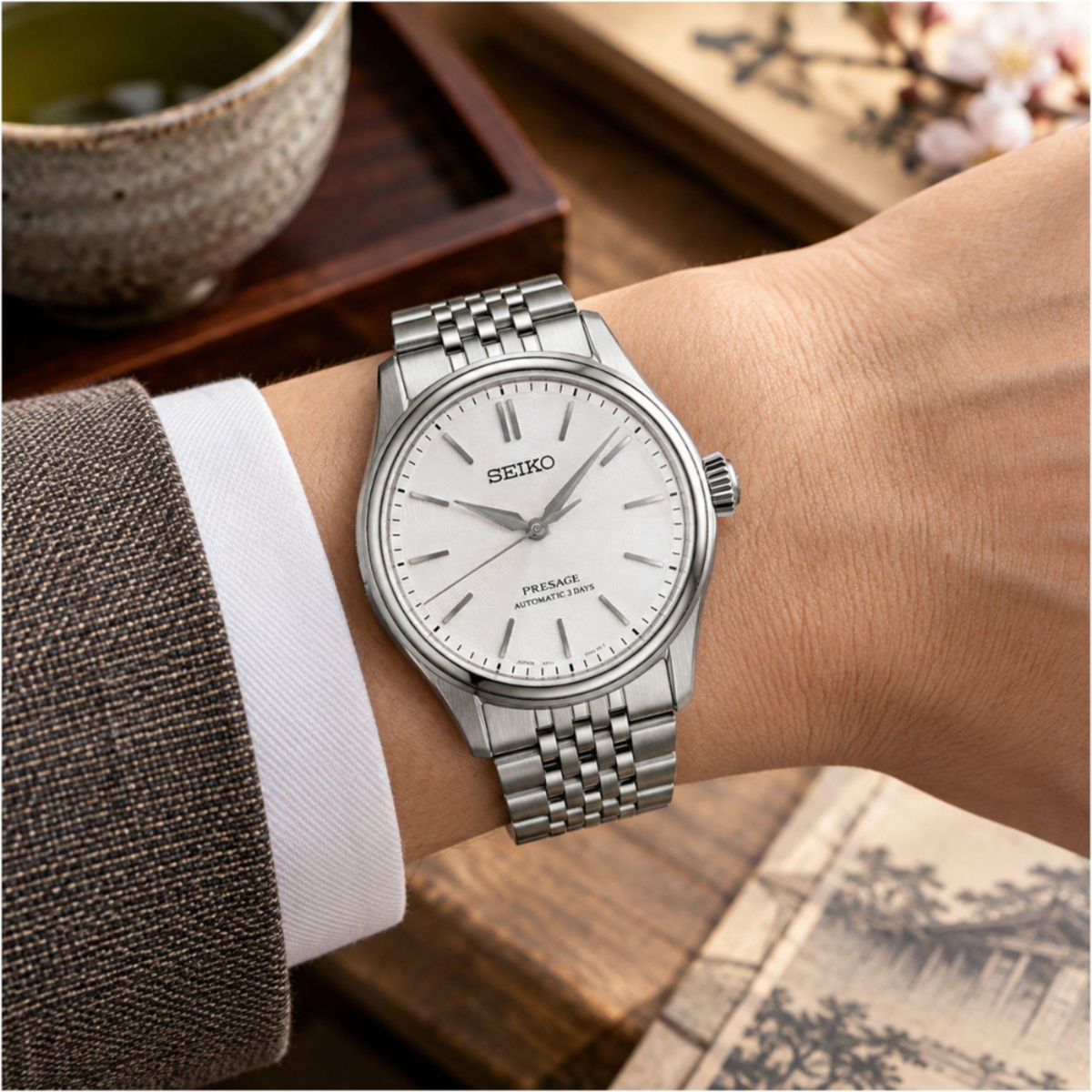 Seiko Presage Classic Series Shironeri Unisex Automatic Watch HCC001J1