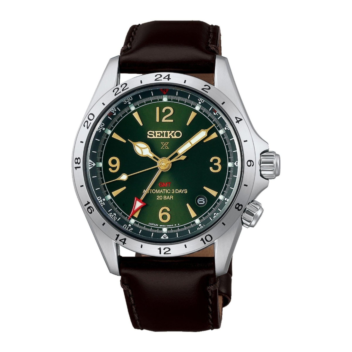 Seiko Prospex | Alpinist GMT Green Dial Mechanical Watch HBC007J1