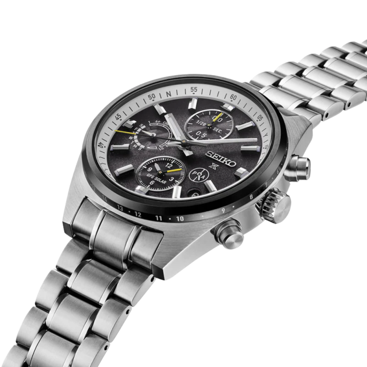 Seiko Prospex SSH167J1 SSH167 SSH167J Speedtimer GPS Solar Dual Time Chronograph Watch
