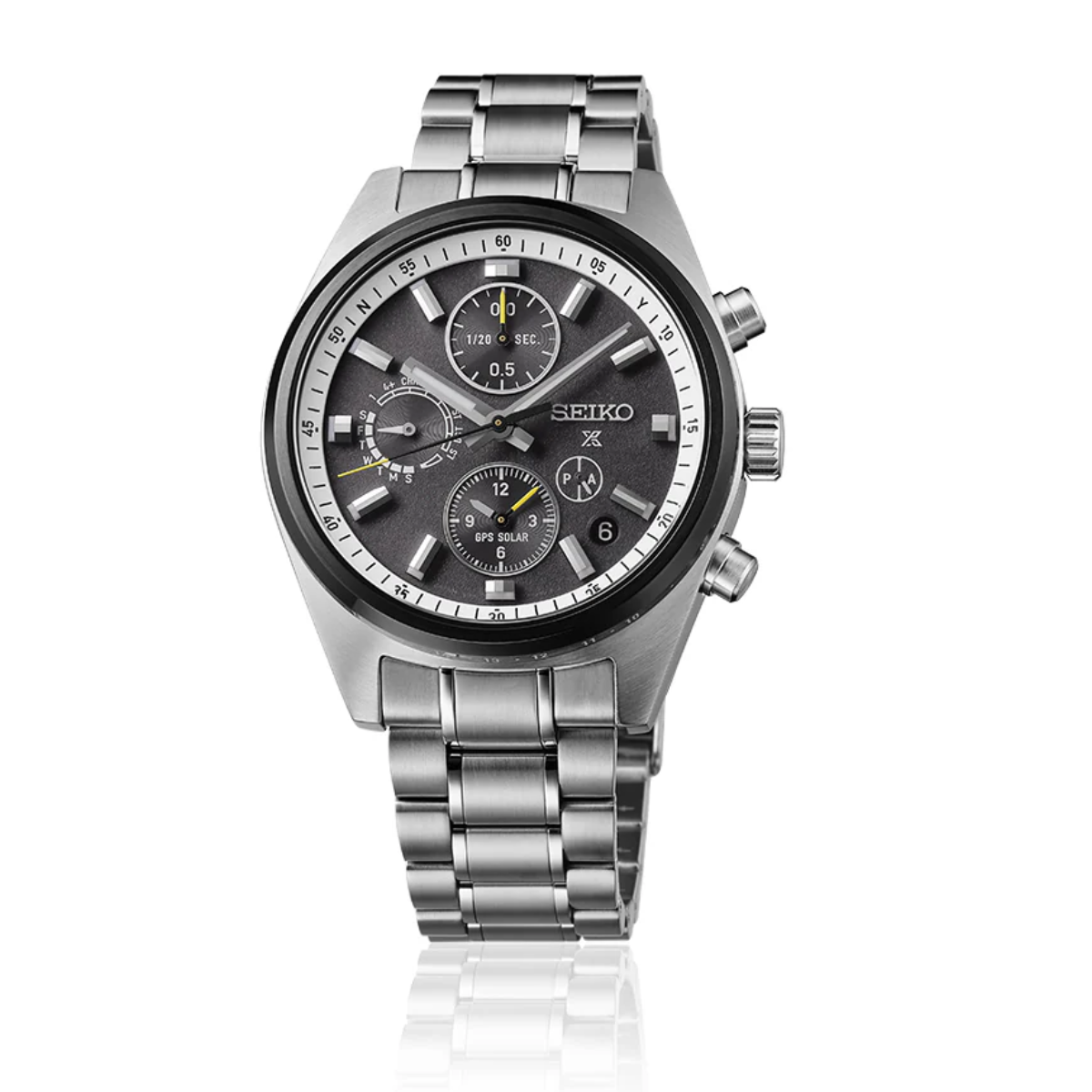 Seiko Prospex SSH167J1 SSH167 SSH167J Speedtimer GPS Solar Dual Time Chronograph Watch