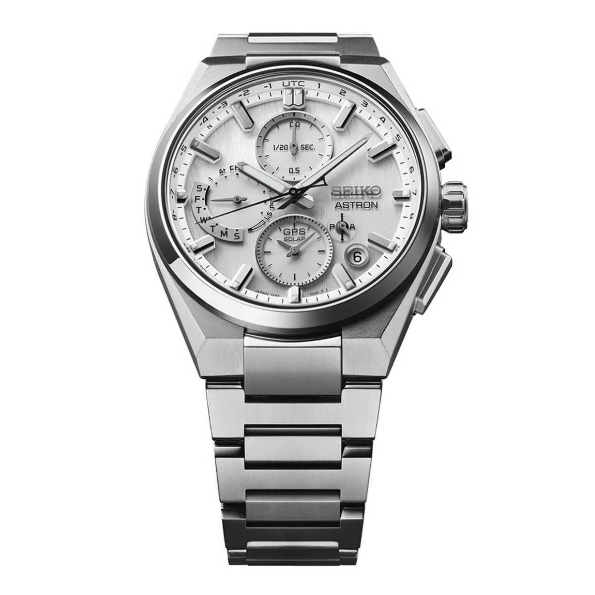 Seiko SSH159J1 SSH159 SSH159J Astron GPS Dual Time Chronograph Solar Mens Watch