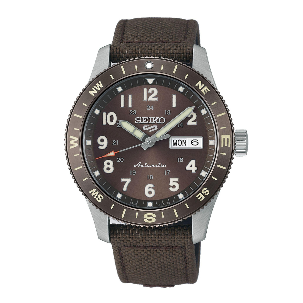 Seiko 5 Sports | HDB009K1 Field Series Earthy Brown Compass Edition Watch