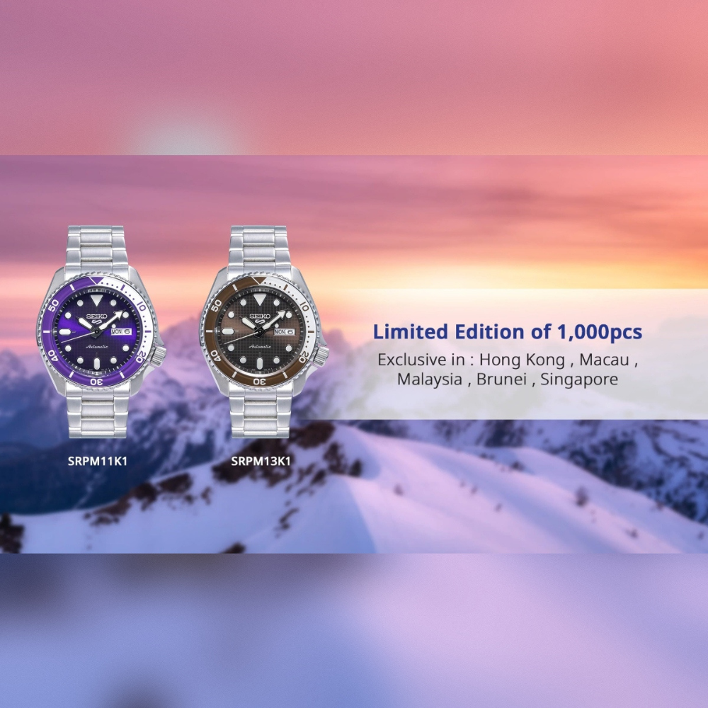 Seiko 5 Sports SRPM11 | 'Winter Sports' Limited Edition Watch