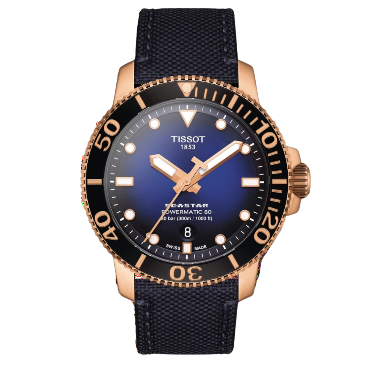 Tissot T1204073704100 T120.407.37.041.00 Seastar 1000 Powermatic 80 Sports Mens Watch
