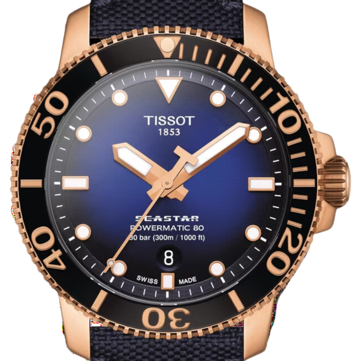 Tissot T1204073704100 T120.407.37.041.00 Seastar 1000 Powermatic 80 Sports Mens Watch