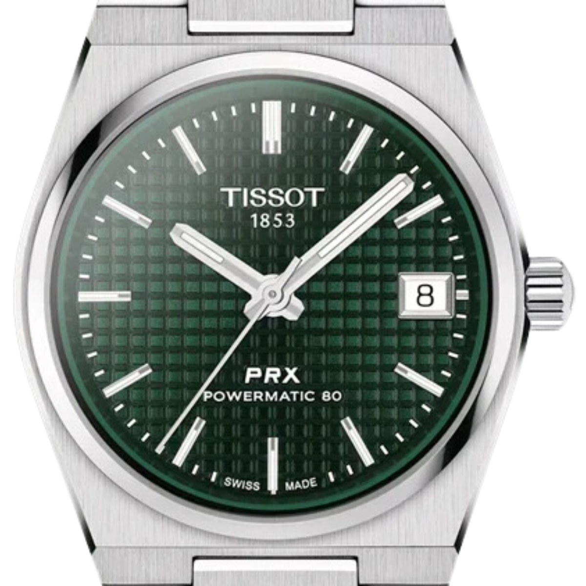 Tissot PRX Automatic Mens T137.207.11.091.00 T1372071109100 Green Dial Watch