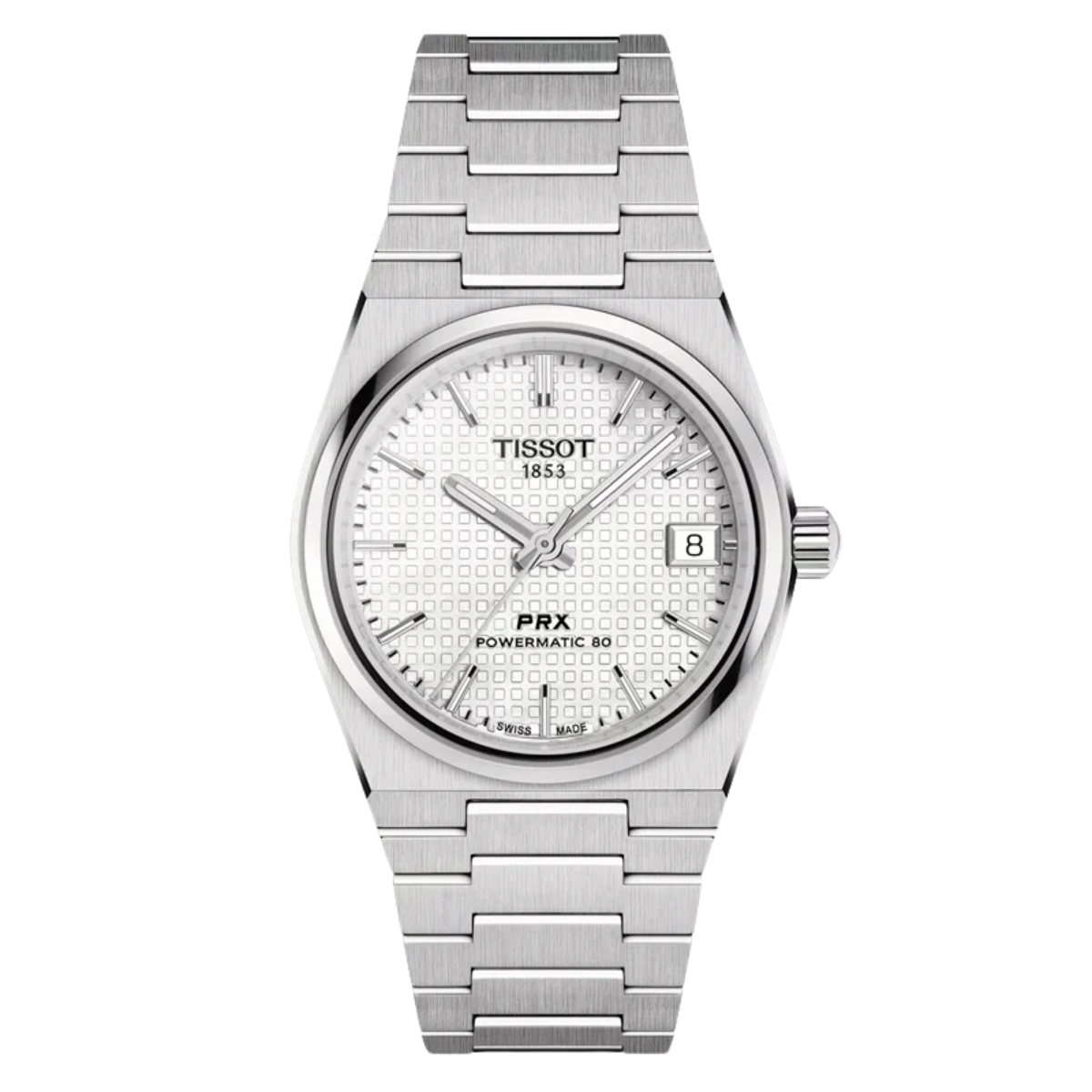 Tissot PRX Automatic T1372071111100 T137.207.11.111.00 White MOP Dial Unisex Watch