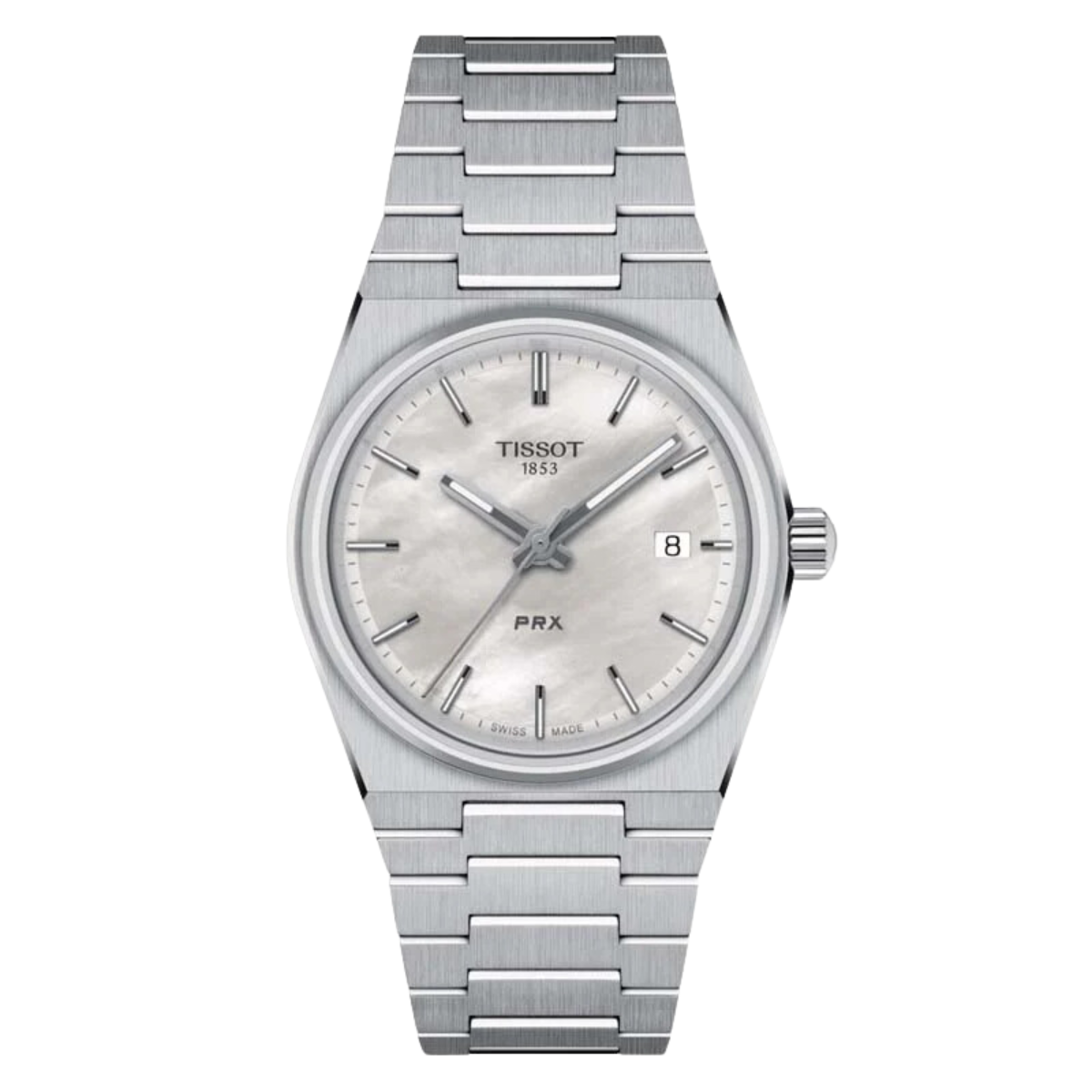 Tissot 1853 PRX T1372101111100 T137.210.11.111.00 Quartz MOP Dial Unisex Dress Watch