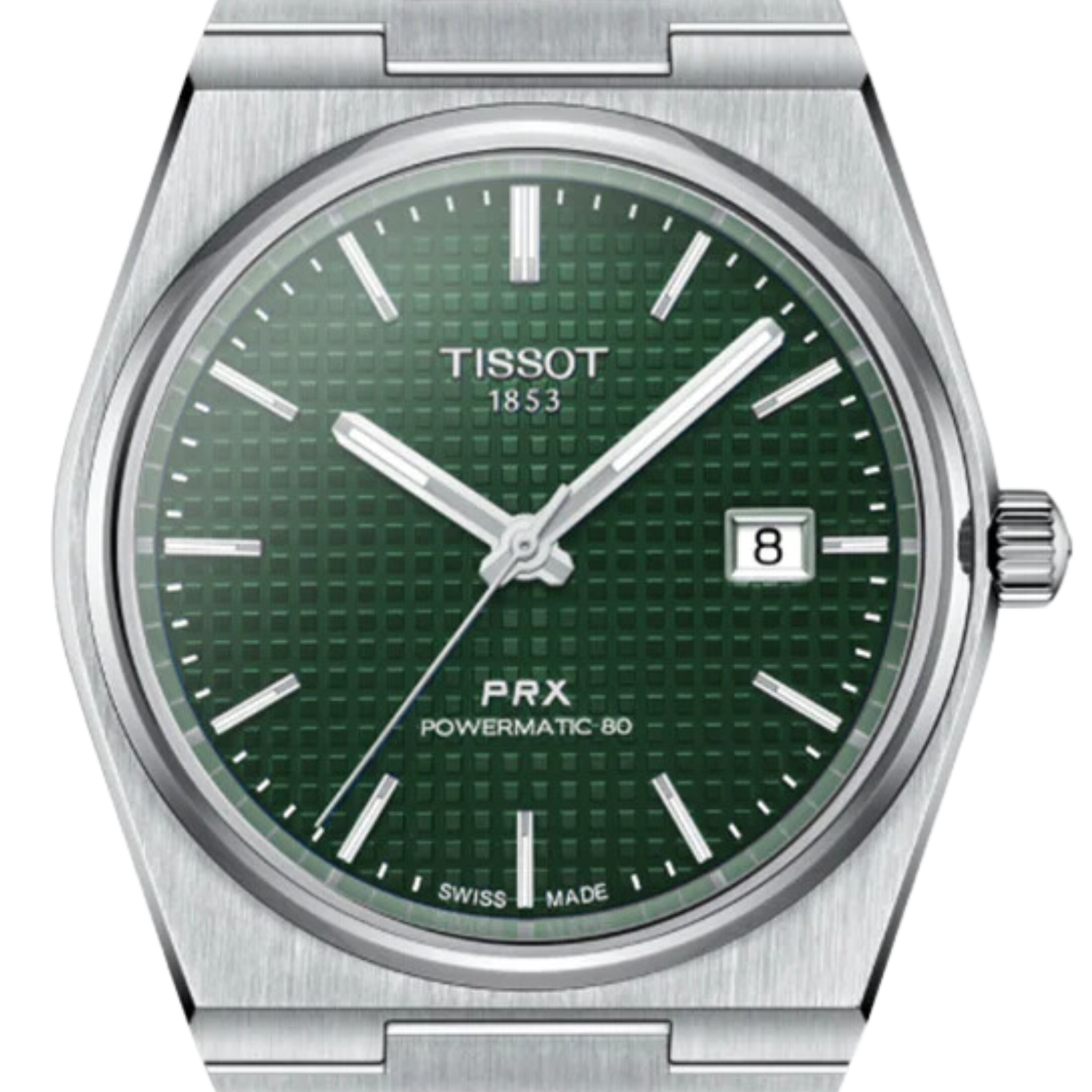 Tissot 1853 PRX Powermatic 80 T1374071109100 T137.407.11.091.00 Green Dial Watch