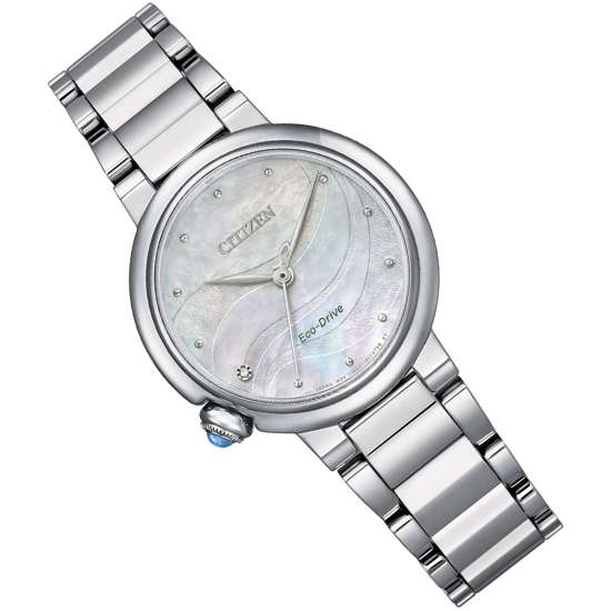 Citizen L Eco-Drive EM0910-80D Ladies Mother of Pearl Dial Watch