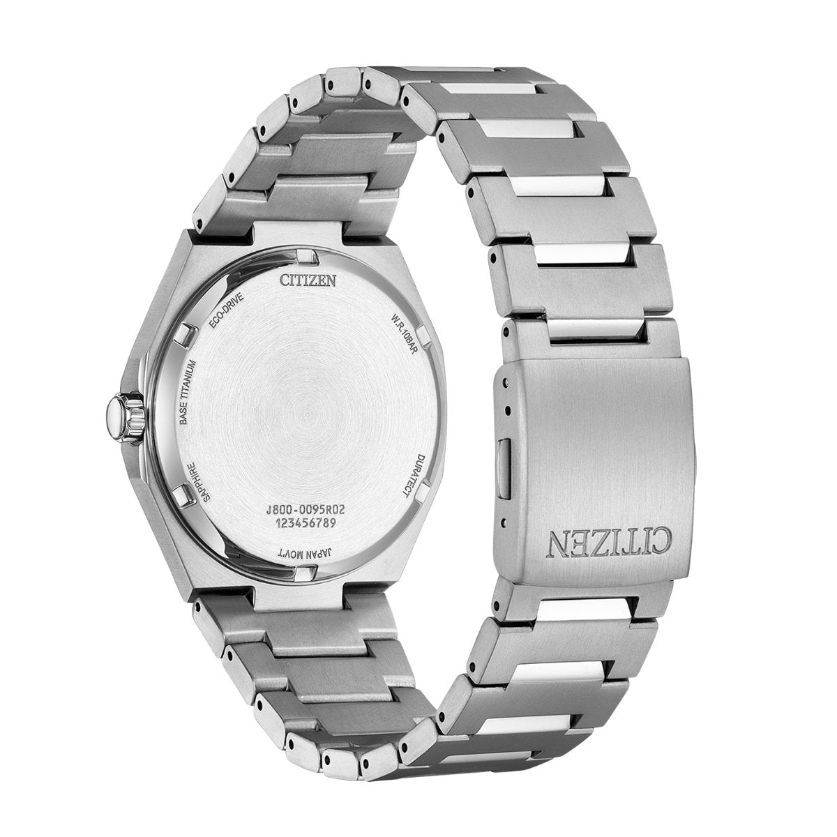 Citizen AW0130-85LE AW0130 AW0130-85L Blue Dial Eco-Drive Super Titanium Mens Watch -Citizen