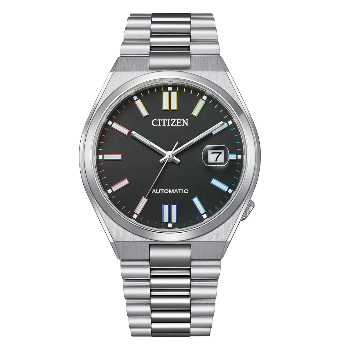 Citizen NJ0151-53E Tsuyosa Mechanical Black Dial Stainless Steel Watch -Citizen