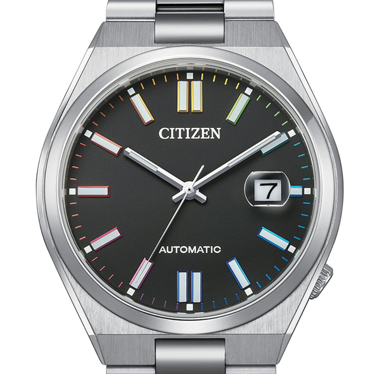 Citizen NJ0151-53E Tsuyosa Mechanical Black Dial Stainless Steel Watch -Citizen