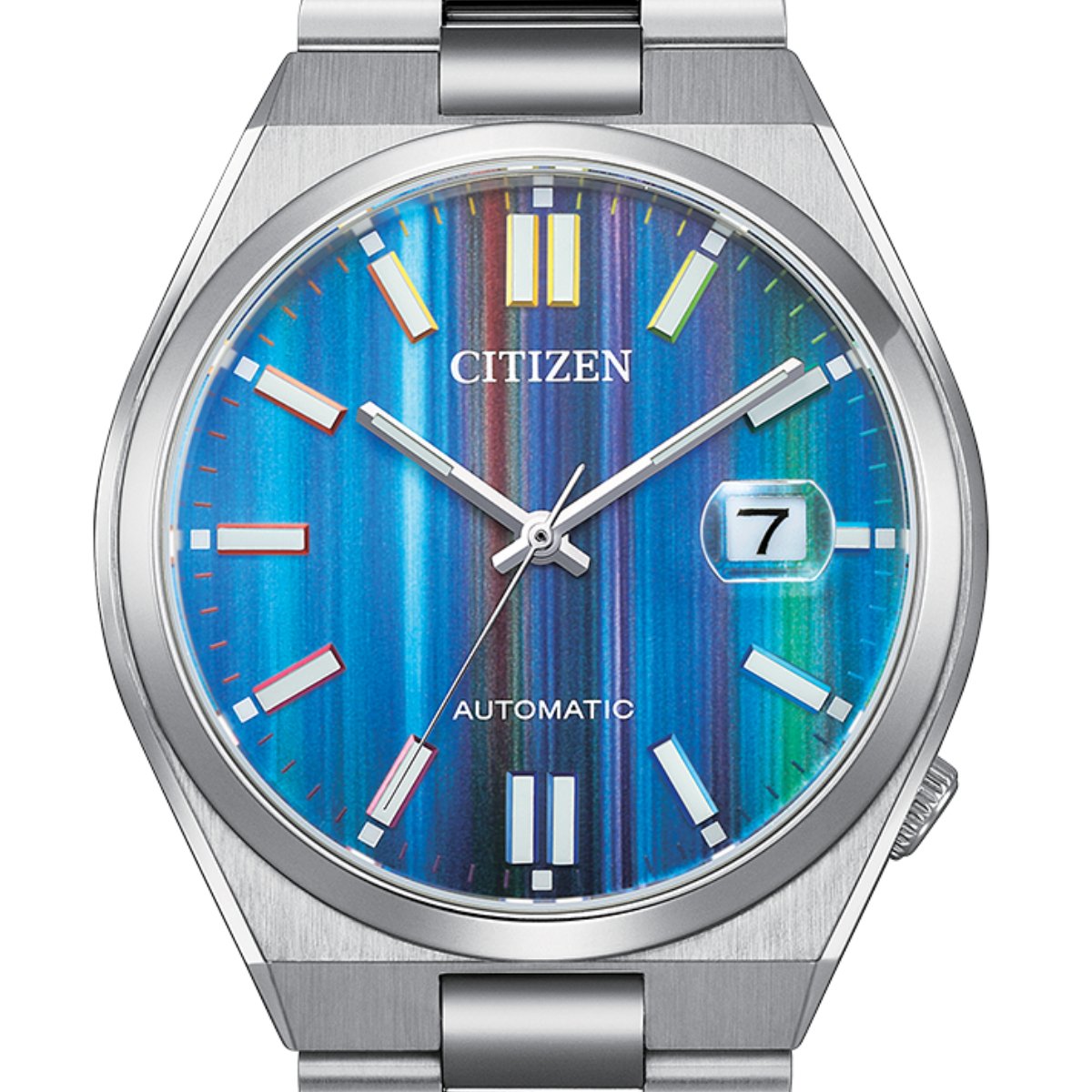 Citizen NJ0151-53W Tsuyosa Mechanical Blue Gradient Dial Stainless Steel Watch -Citizen