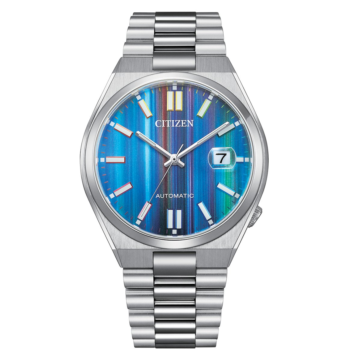 Citizen NJ0151-53W Tsuyosa Mechanical Blue Gradient Dial Stainless Steel Watch -Citizen