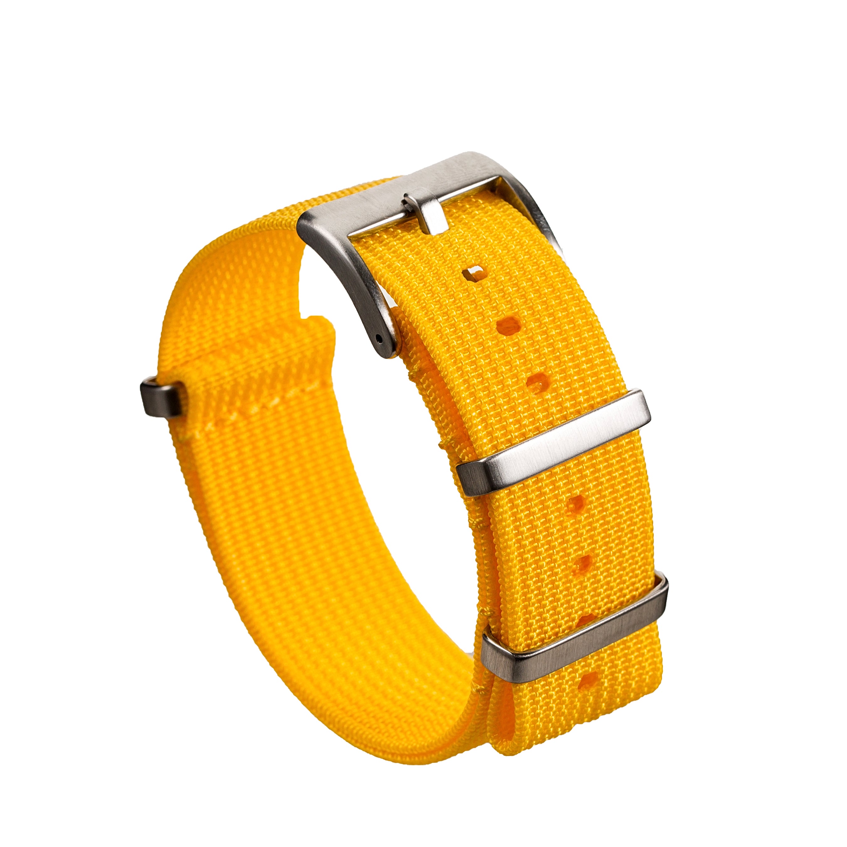 Ribbed Ballistic Nylon Strap – Butter (2416)