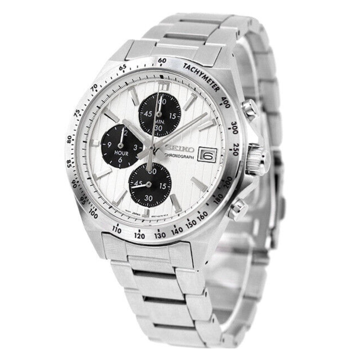 Seiko SBTR039 SBTR039J Selection S-Series Chronograph Grayish White Dial Watch -Seiko