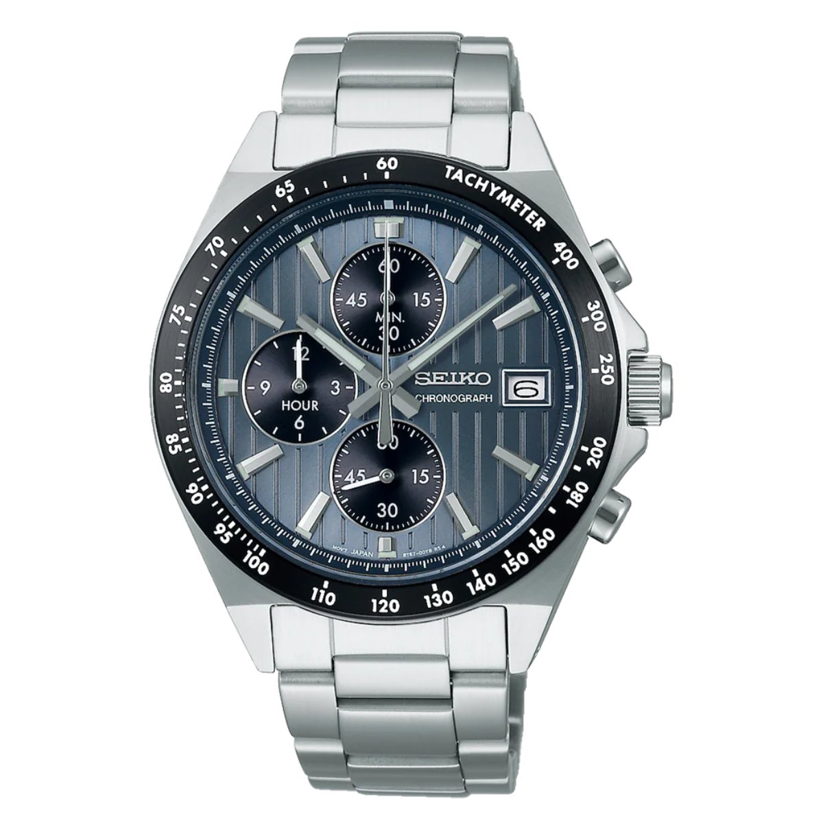 Seiko SBTR041 SBTR041J Selection S-Series Chronograph Grayish Blue Dial Watch -Seiko