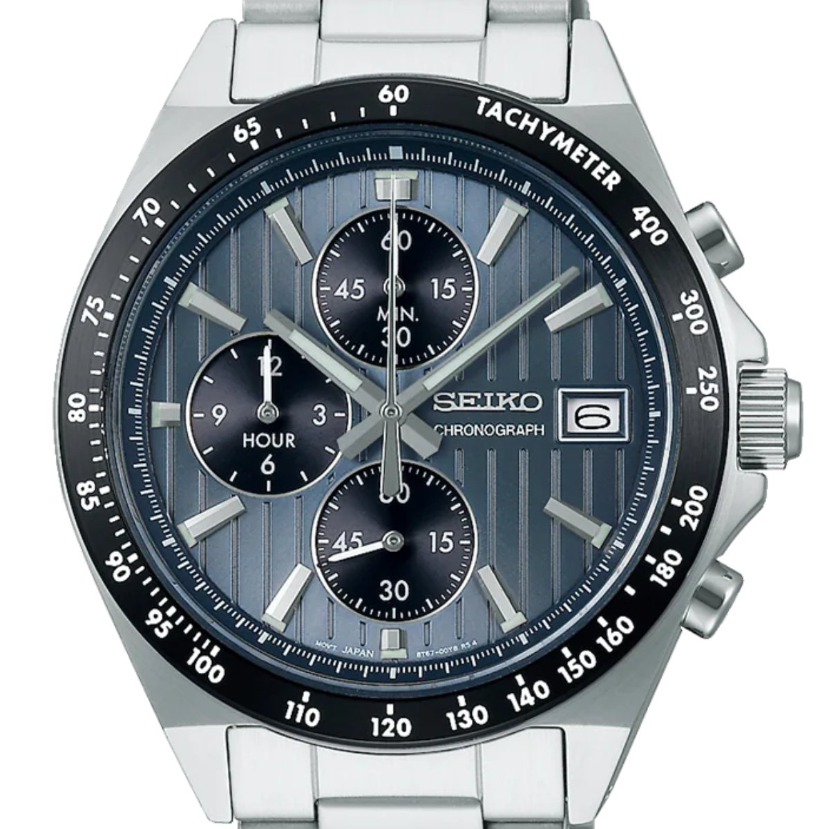 Seiko SBTR041 SBTR041J Selection S-Series Chronograph Grayish Blue Dial Watch -Seiko
