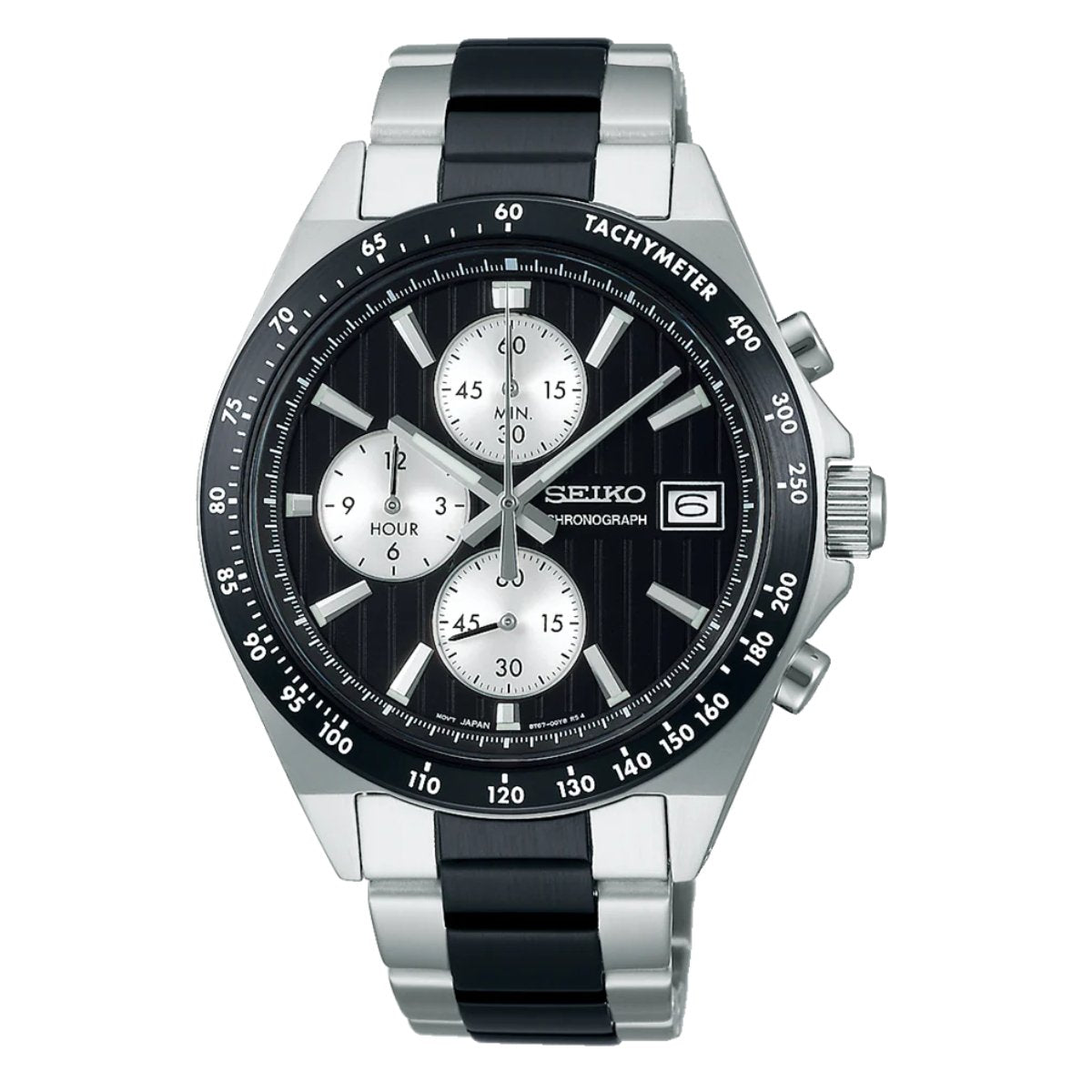 Seiko SBTR043 SBTR043J Selection S-Series Chronograph Black Dial Watch -Seiko
