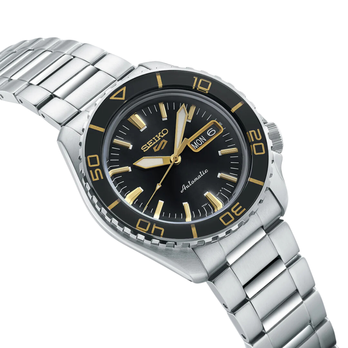 Seiko 5 Sports SRPK99K1 SRPK99 SRPK99K SKX Style Black Dial Automatic Watch