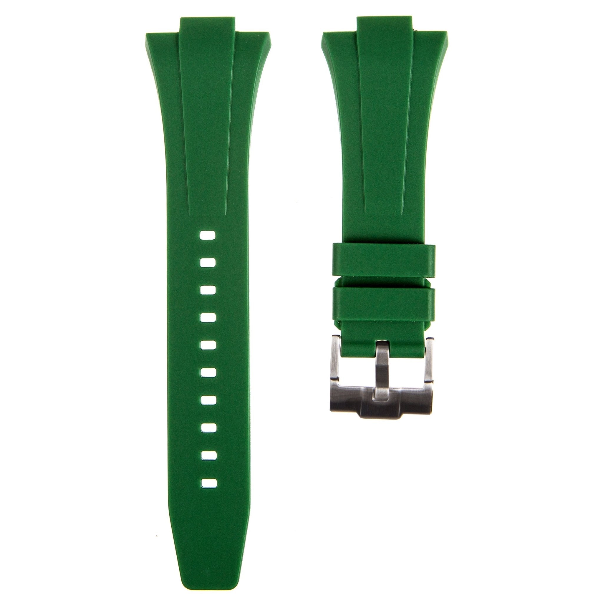 Premium Silicone Strap - Quick Release - Compatible with Tissot PRX – Green (2407) -StrapSeeker