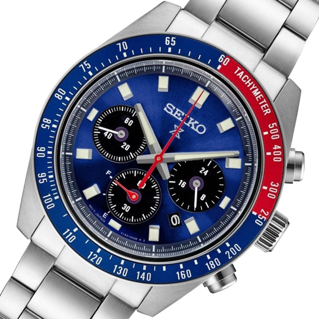 Seiko Prospex Speedtimer SSC913 SSC913P1 SSC913P Blue Dial Solar Chronograph Watch