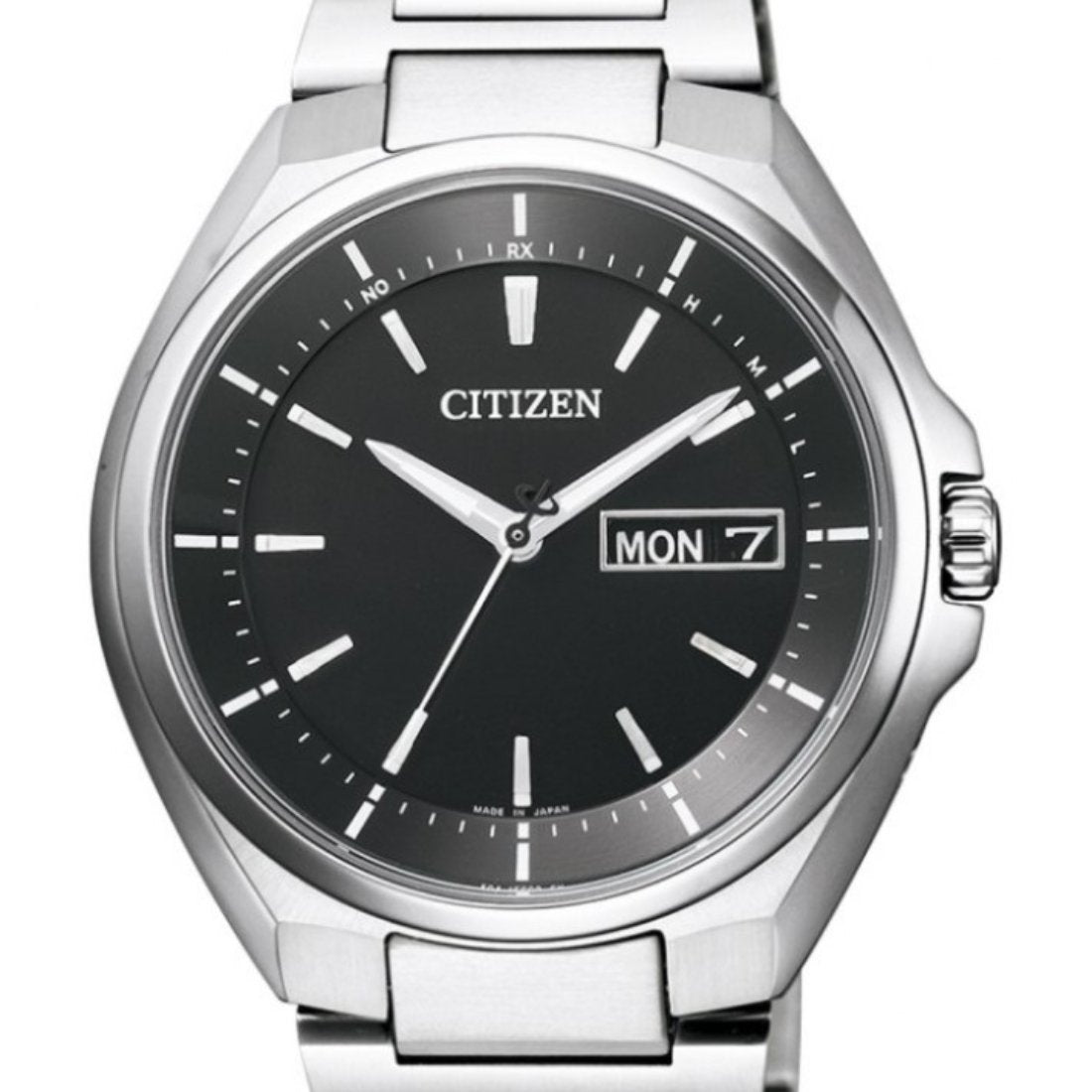 Citizen AT6050-54E AT6050-54 Attesa Eco-Drive Black Dial JDM Watch -Citizen
