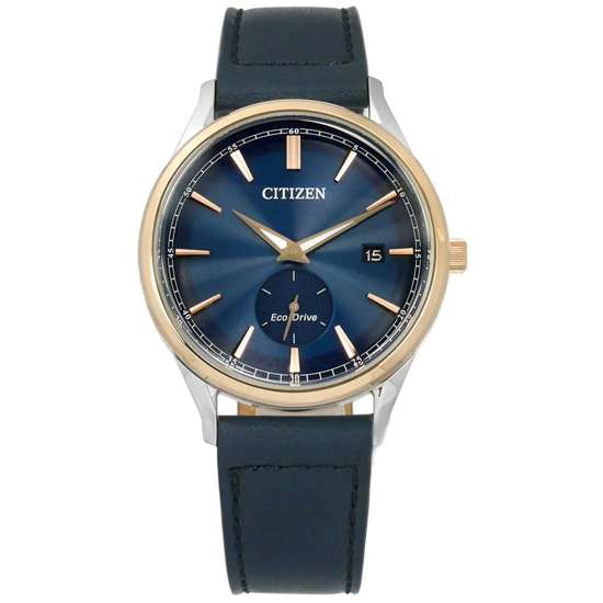 Citizen BV1114-18L BV1114-18 Eco Drive Blue Dial Leather Watch (PRE-ORDER) -Citizen