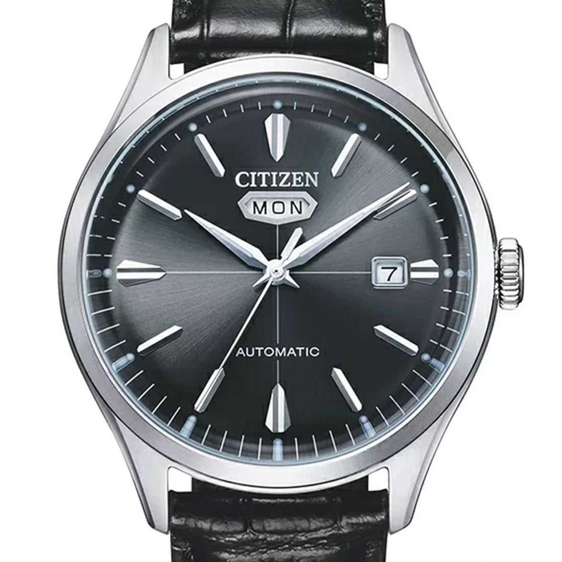 Citizen C7 Mechanical NH8390-20H NH8390-20 Black Dial Male Casual Watch -Citizen