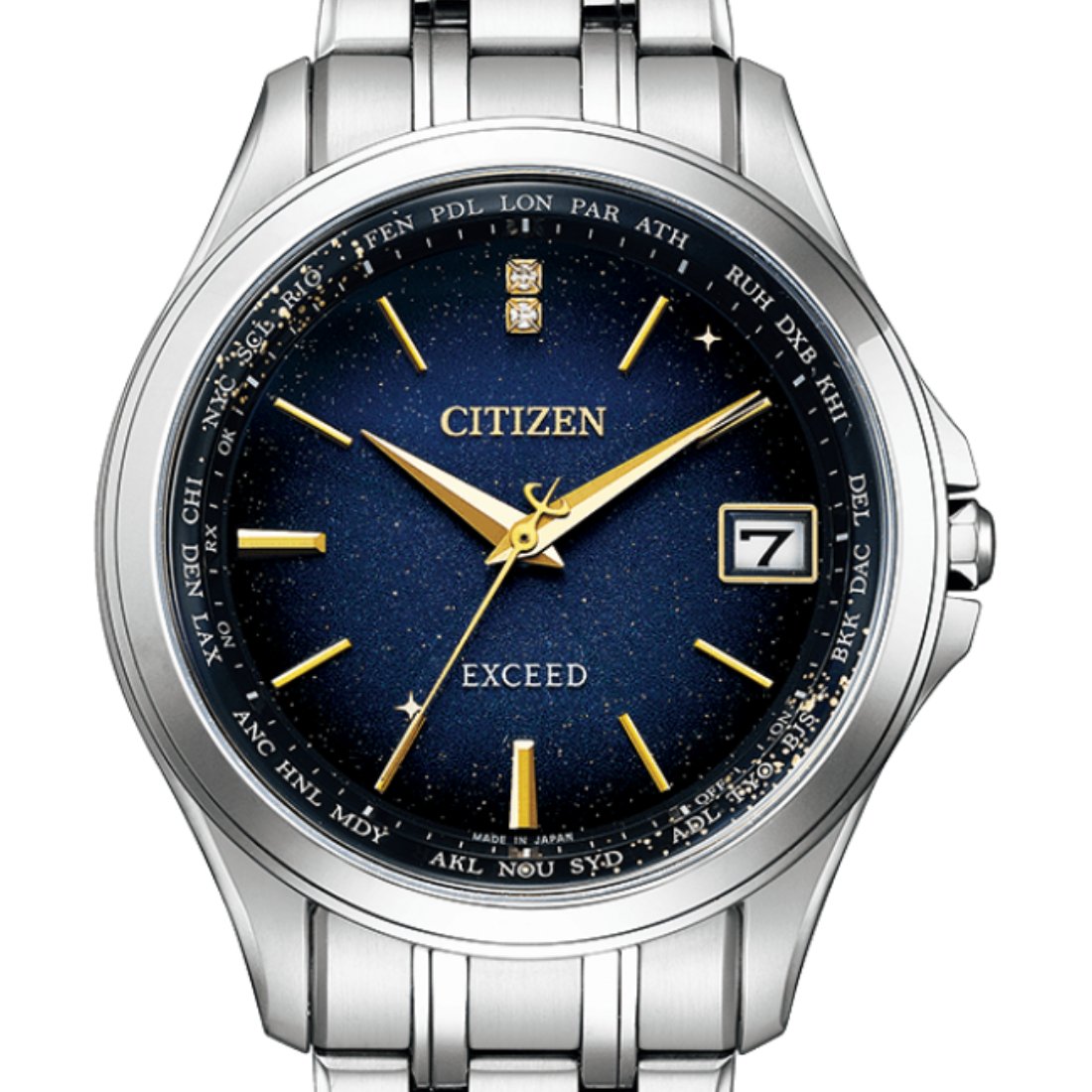 Citizen CB1080-61L Exceed Milky Way Limited Model Midnight Blue Dial Watch -citizen