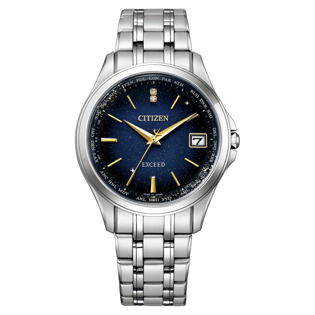 Citizen CB1080-61L Exceed Milky Way Limited Model Midnight Blue Dial Watch -citizen