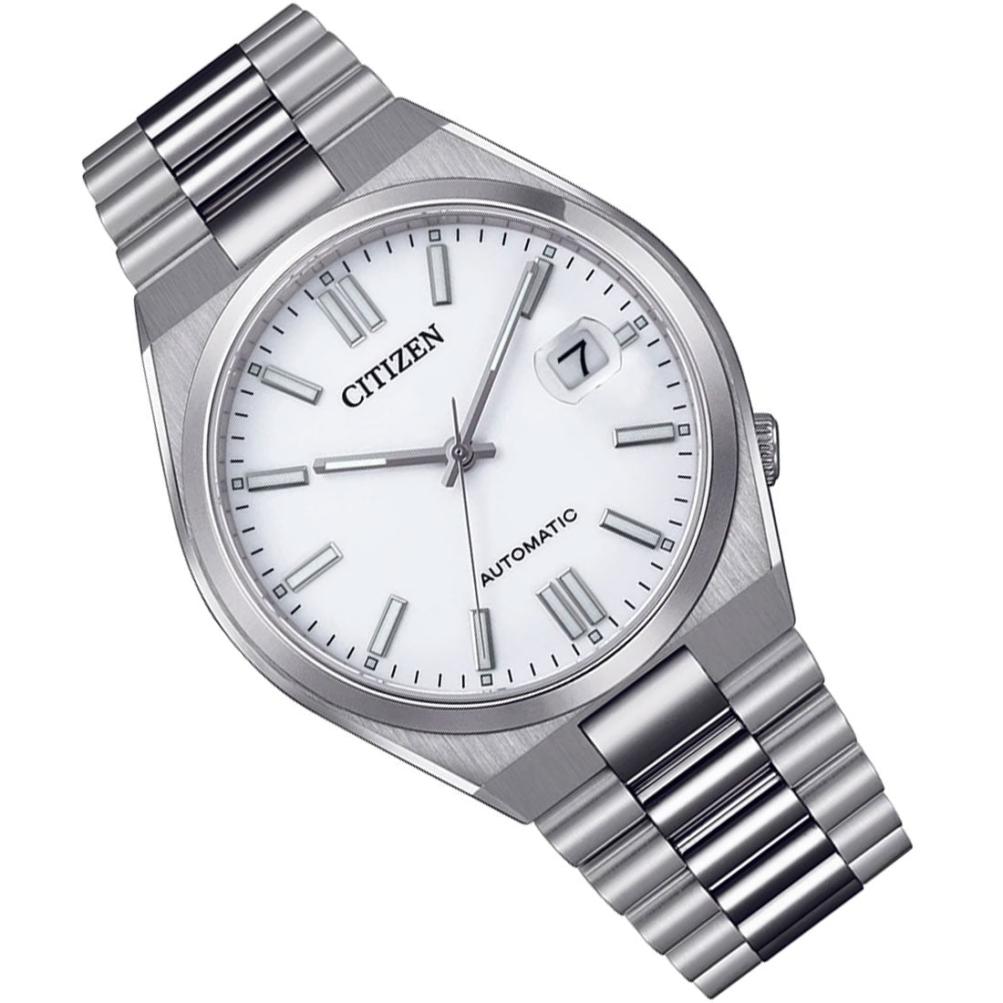 Citizen Mechanical White Dial NJ0150-81A Stainless Steel Analog Casual Watch -Citizen