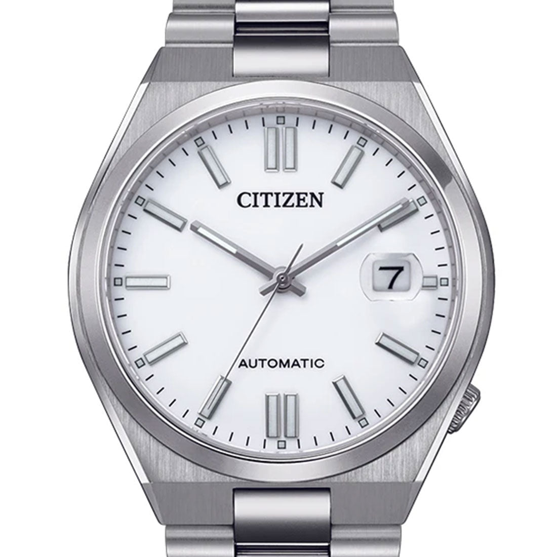 Citizen Mechanical White Dial NJ0150-81A Stainless Steel Analog Casual Watch -Citizen